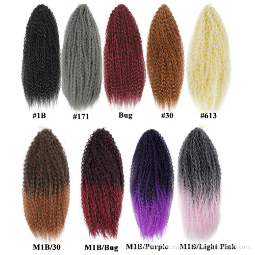 Freetress Synthetic Water Wave Nature Color Hair Extensions Bulk Crochet Latch Hook Braiding Hair